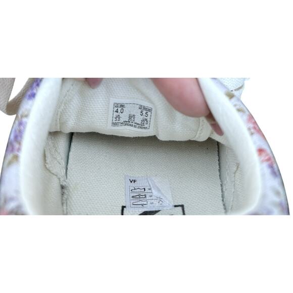 New Vans Old Skool Vintage Floral Print Shoe Size 5.5 women/teens Skater girl - Picture 5 of 7